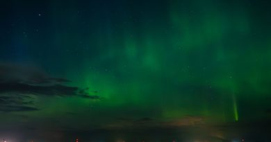 Northern Lights Drone Photography