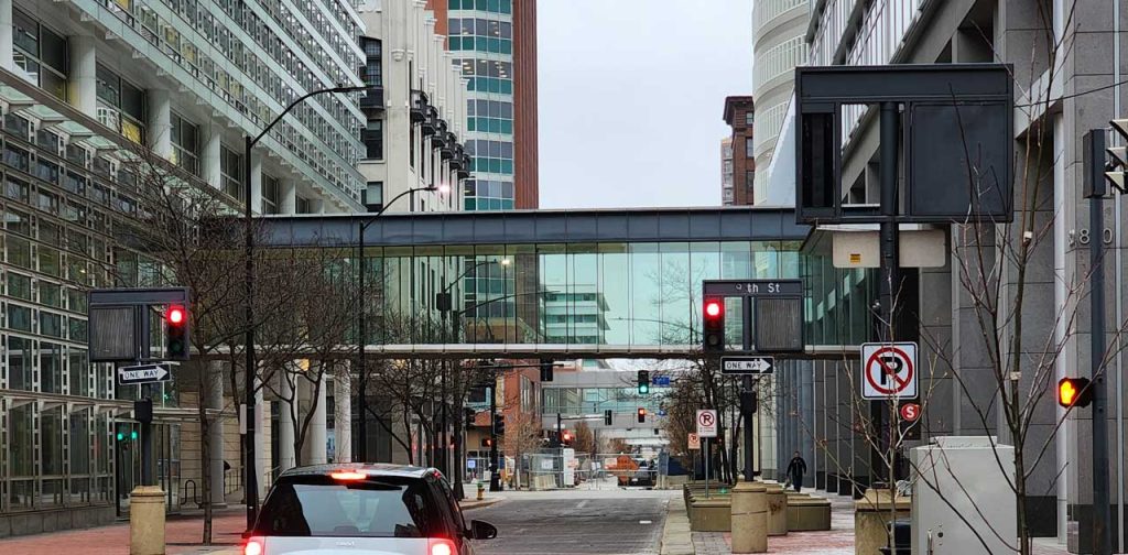 Des Moines Skywalk System a Unique Way to Get Around City 1 des moines skywalk