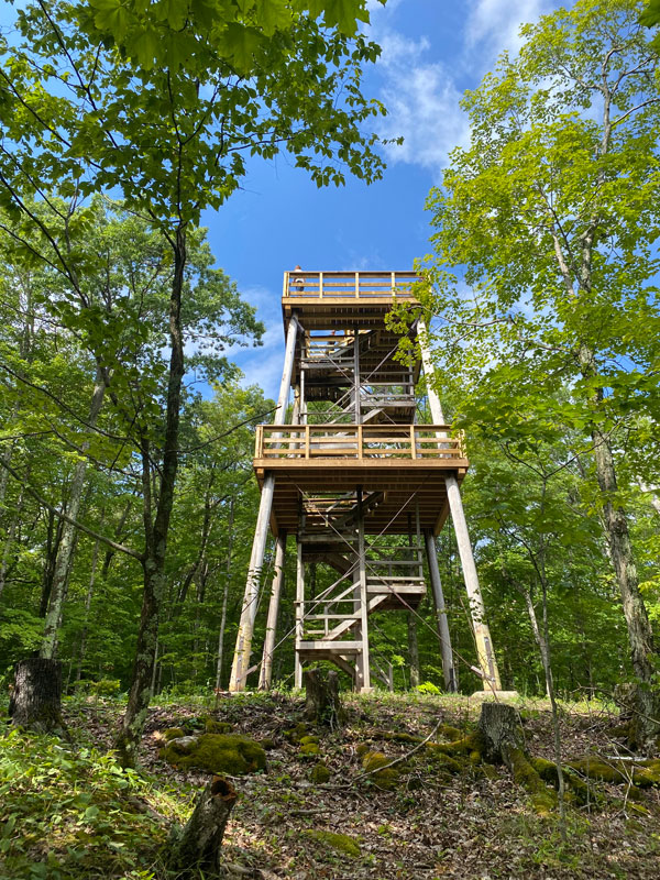 mountain lookout tower