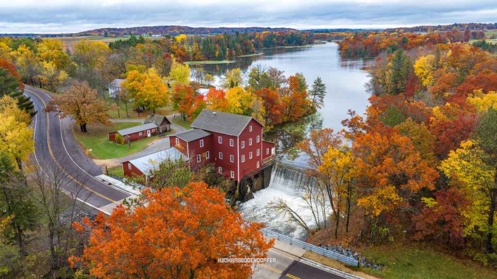 Dells Mill In Augusta Wisconsin 1 Dells-Mill-Augusta-Wisconsin-Drone-Photography
