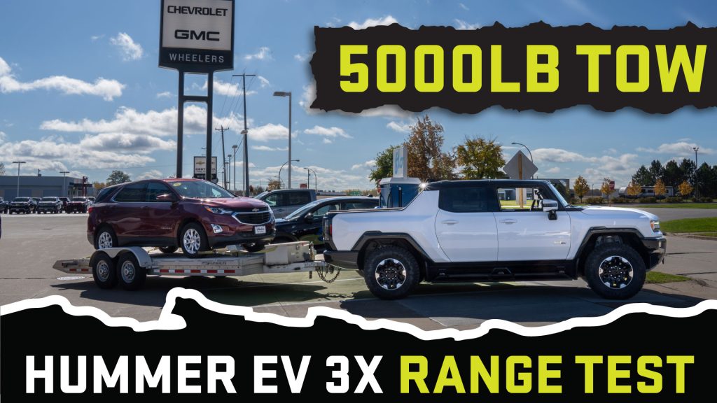 GMC Hummer EV 3X Towing Range 1 GMC Hummer EV 3X Range Test