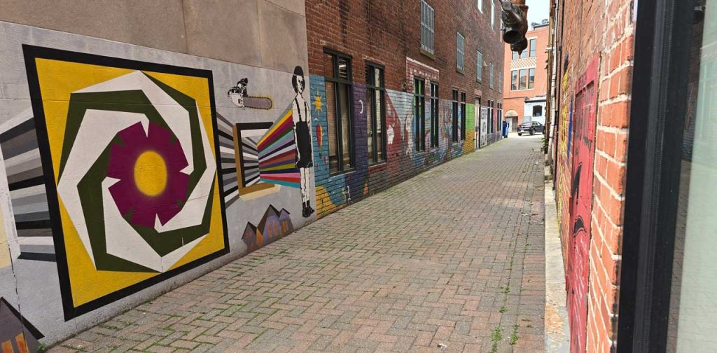 Experience Murals Up-Close at Artist's Alley in La Crosse, Wisconsin 1 artist's alley lacrosse