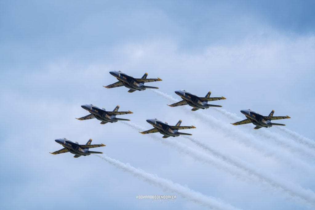 Blue Angels at EAA in Oshkosh