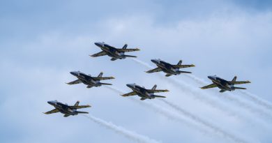 Blue Angels at EAA in Oshkosh