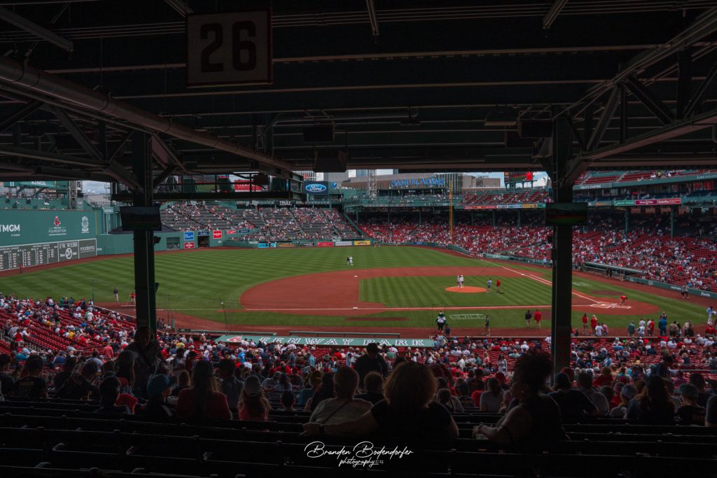 Boston Red Socks Fenway Park Inside