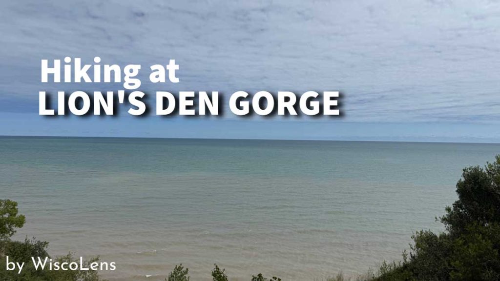 Enjoy Beautiful Lake Michigan Views at Lion's Den Gorge 1 lions den gorge