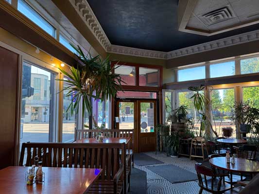 new moon cafe interior