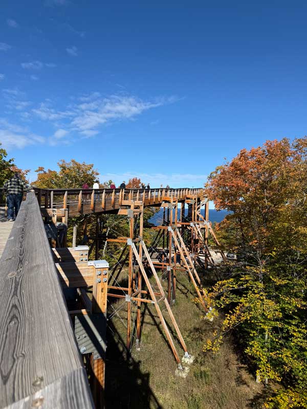 Door County Fall Colors Drive | Sturgeon Bay to Peninsula State Park (October 2025) 3 door county eagle tower
