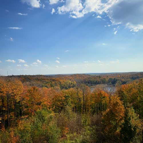 Timm's hill fall colors