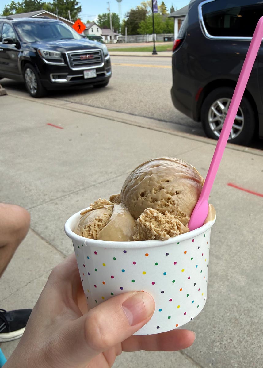 The Cranberry Creamery in Pittsville, WI: Small-Batch Ice Cream in the Center of the State 3 Small-batch artisan ice cream at The Cranberry Creamery, Pittsville WI