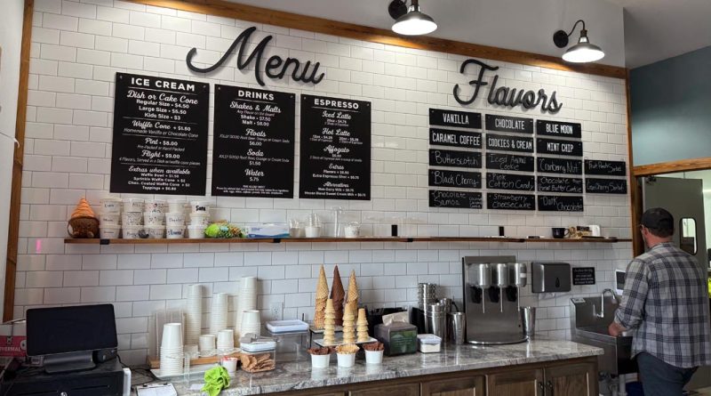 ice cream shop in pittsville wi