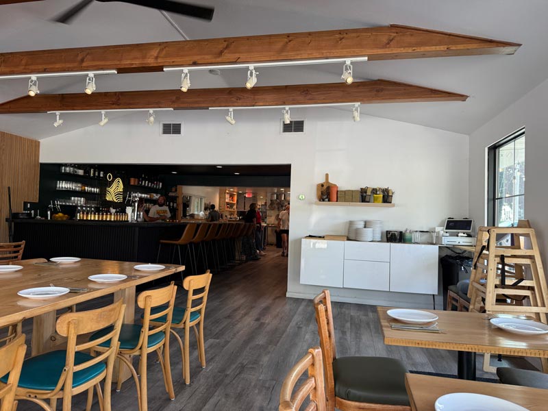 Sourdough Pizza Restaurant in Door County, Wisconsin: Is it worth the hype? 2 Naturally leavened sourdough pizza from Inland, a sourdough pizza restaurant in Baileys Harbor, Door County