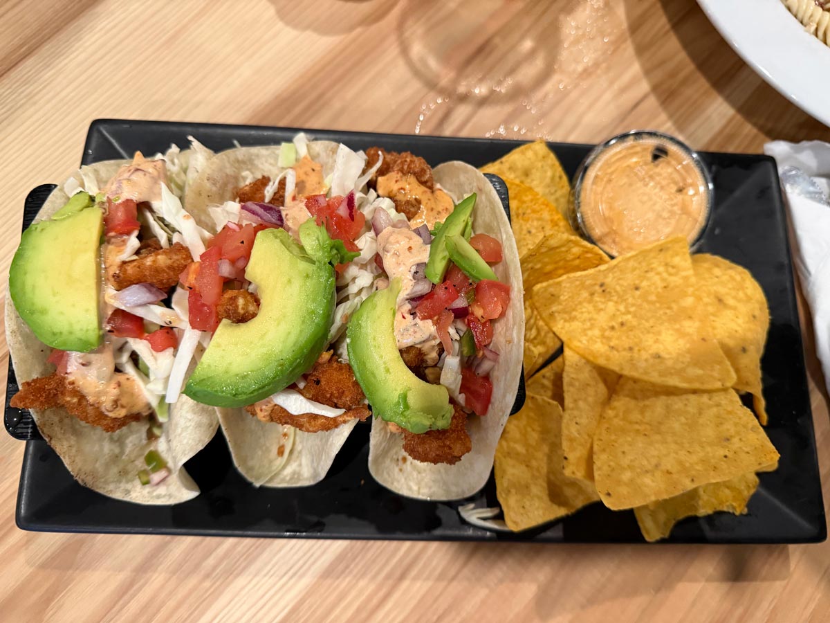 Big Nik's Stevens Point: A New Wisconsin Bar | WiscoLens 4 Shrimp tacos at Big Nik's in Stevens Point, Wisconsin
